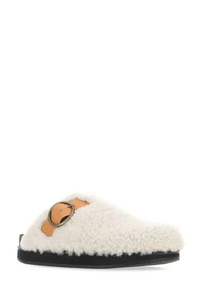 Isabel Marant Mirst Genuine Shearling Clog