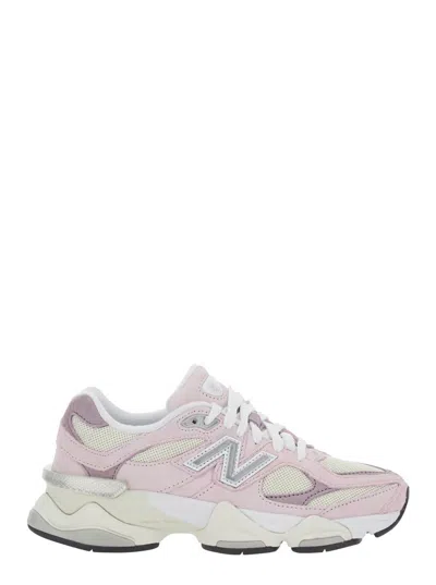 New Balance '9060' Pink Sneaker With Side Logo And Chunky Sole