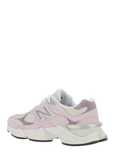 New Balance '9060' Pink Sneaker With Side Logo And Chunky Sole