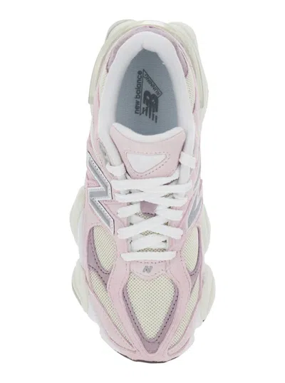 New Balance '9060' Pink Sneaker With Side Logo And Chunky Sole