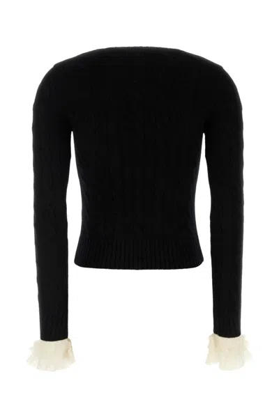 Valentino Black Cashmere Sweater