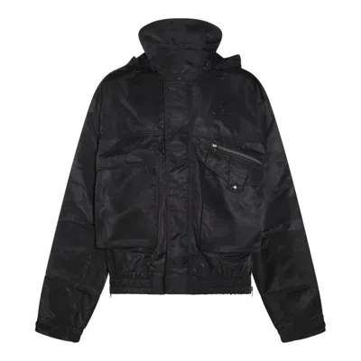 Vivienne Westwood Hooded Design Jacket With Elastic Hem And Multiple Pockets