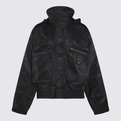 Vivienne Westwood Hooded Design Jacket With Elastic Hem And Multiple Pockets