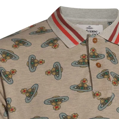 Vivienne Westwood Orb Logo Print Polo Shirt