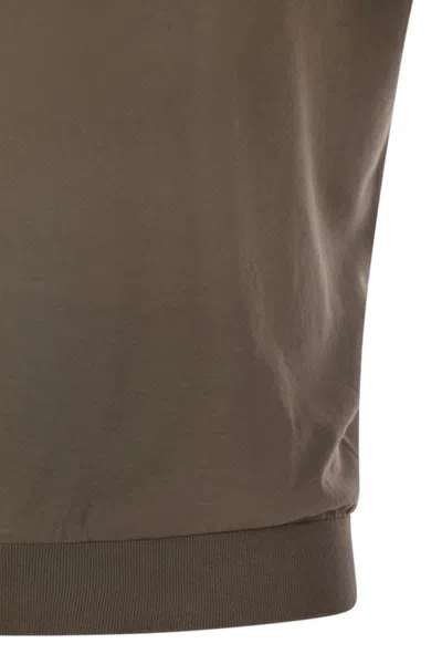 TAGLIATORE TAGLIATORE BASIC SHORT-SLEEVED COTTON T-SHIRT 