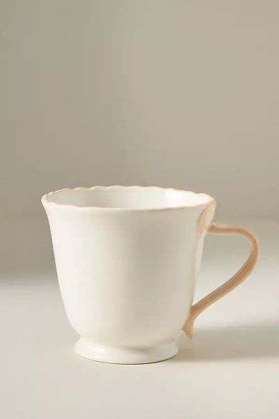 Anthropologie Benedita Bow Stoneware Mug
