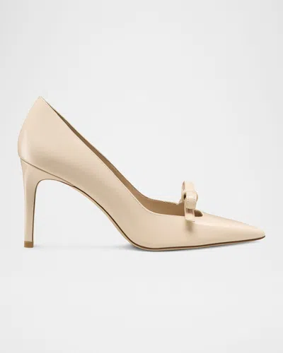Stuart Weitzman Stuart Felicity Patent Bow Pumps