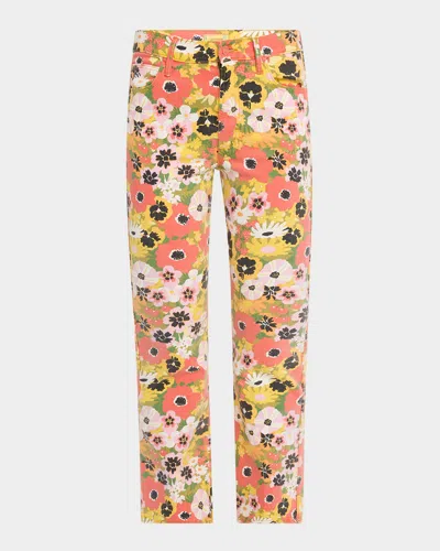 Mother The Smokin' Double Flood Mid-rise Ankle Jeans