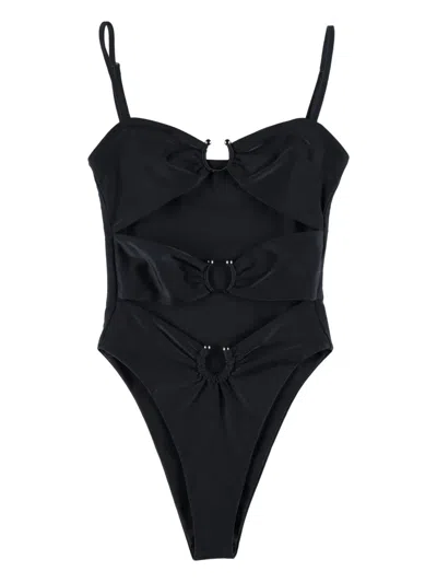 Swim By Di Chocolate One-piece Swimsuit With Adjustable Straps