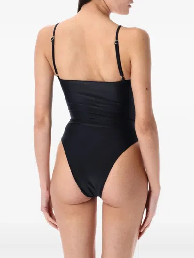 Swim By Di Chocolate One-piece Swimsuit With Adjustable Straps