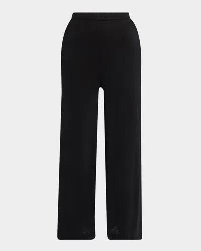 Majestic Wide-leg Stretch Linen Lounge Pants