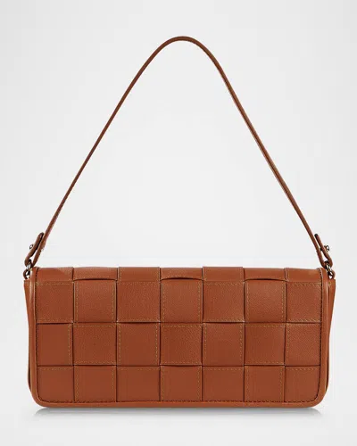 Gigi New York Juliette Woven Leather Shoulder Bag