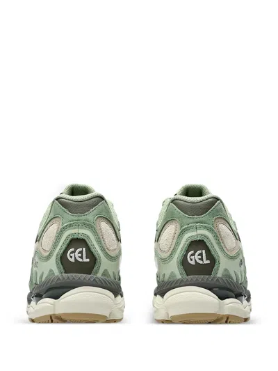 Asics Gel-nyc "feather Grey" Sneakers In Green