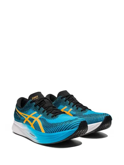 Asics Magic Speed 2 "island Blue/orange Pop" Sneakers In Blue