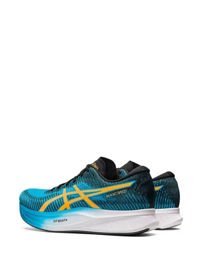 Asics Magic Speed 2 "island Blue/orange Pop" Sneakers In Blue