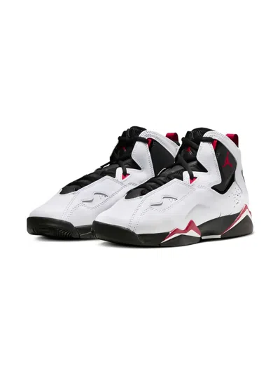 Jordan True Flight "white/varsity Red" Sneakers In White
