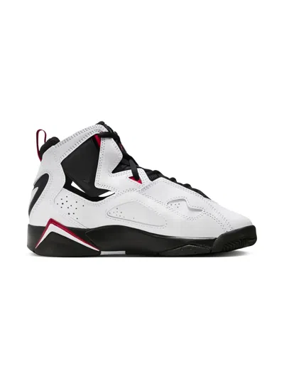 Jordan True Flight "white/varsity Red" Sneakers In White
