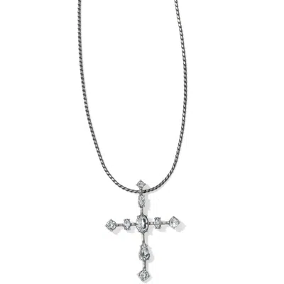 Brighton Women's One Love Cross Necklace In Silver
