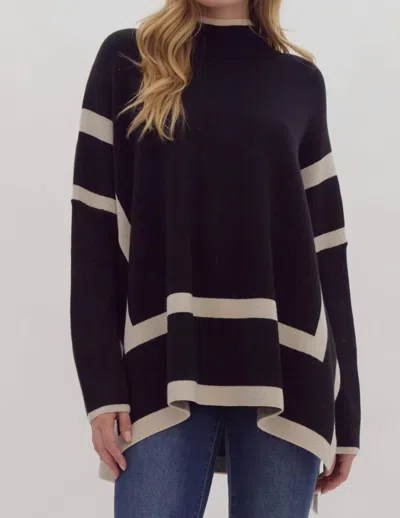 Entro Lauren Sweater In Black