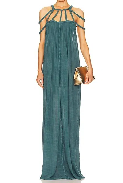 Kasia Kulenty Severyna Maxi Gown In Emerald