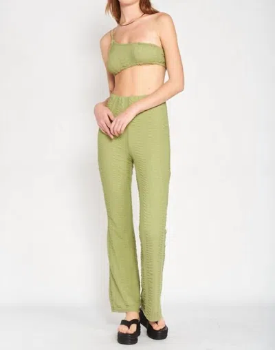 Emory Park Life Is Beautiful Pant Set In Meadow Green