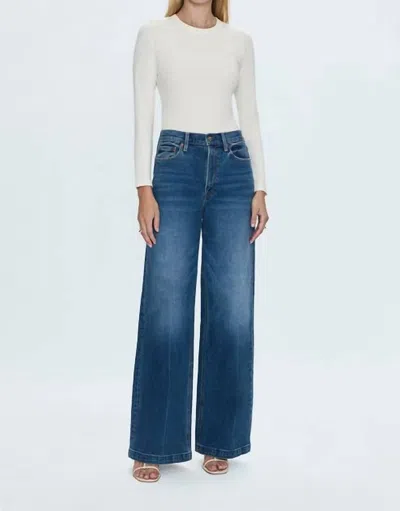 Pistola Lana High Rise Ultra Wide Jean In Cider