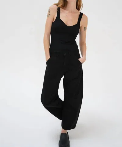 Lna Iva Ribbed Tank In Black