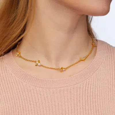 Lele Sadoughi Gold Honeybee Necklace