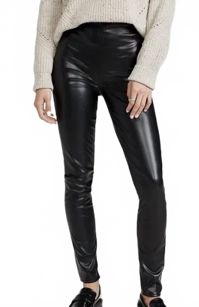 Rag & Bone Nina Faux Leather Skinny Pants In Black