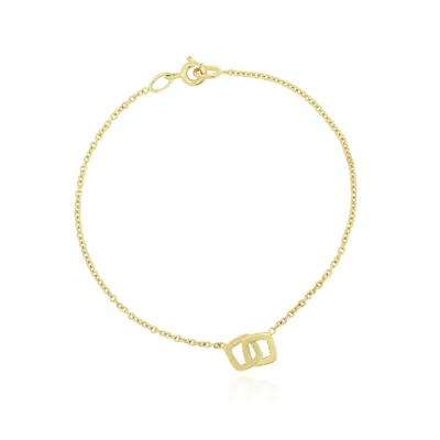 The Lovery Gold Interlocking Bracelet