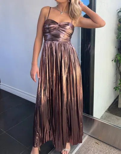 MISS AVENUE PUTTING ON THE RITZ MAXI DRESS IN PINK 