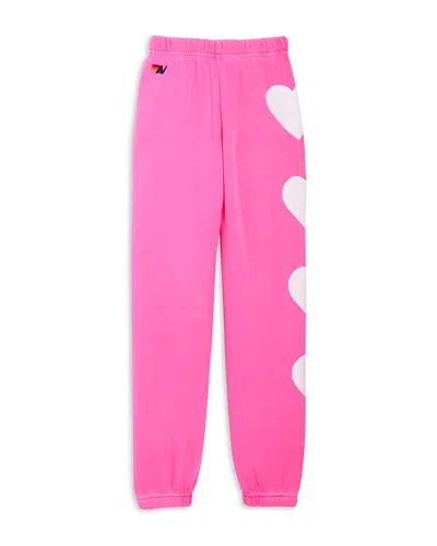 Aviator Nation Unisex Heart Print Sweatpants - Little Kid, Big Kid