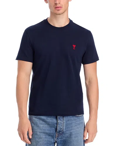 Ami Alexandre Mattiussi Ami Paris Ami Paris De Coeur Cotton T-shirt