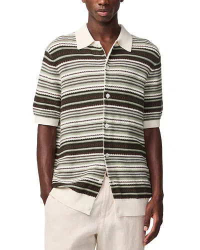 Nn07 Organic Cotton Nolan Shirt In Gray