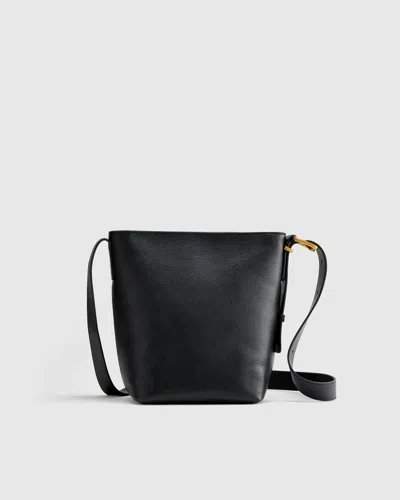 Quince Women's Italian Leather Bucket Crossbody