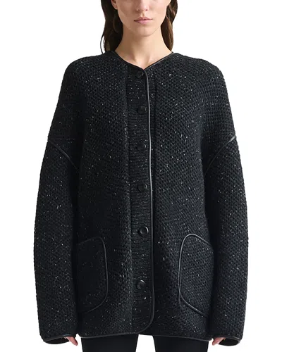 Altuzarra Medrano Oversize Merino Wool Blend Knit Jacket