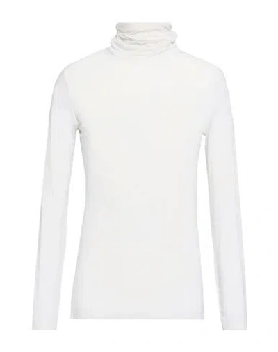 Antonelli Woman T-shirt White Size 6 Modal, Polyamide, Elastane, Cashmere