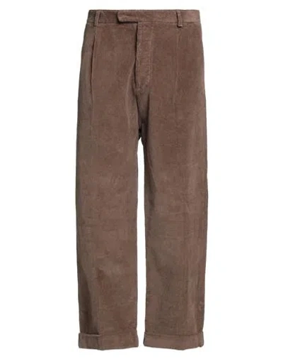 I'm Brian Man Pants Brown Size 34 Cotton, Elastane