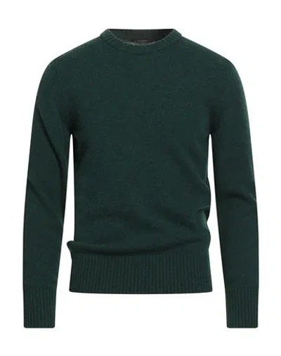 +39 Masq Man Sweater Emerald Green Size 46 Wool