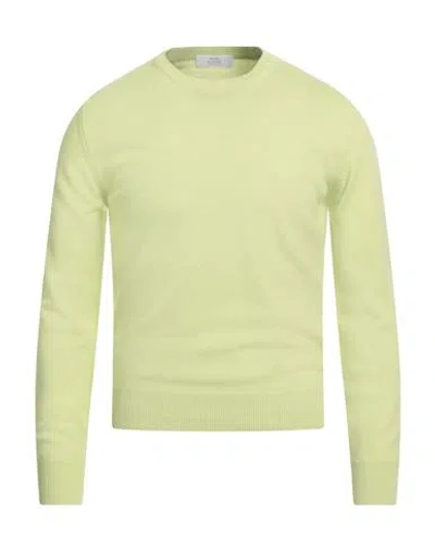 Mauro Ottaviani Man Sweater Pastel Yellow Size 38 Wool, Cashmere