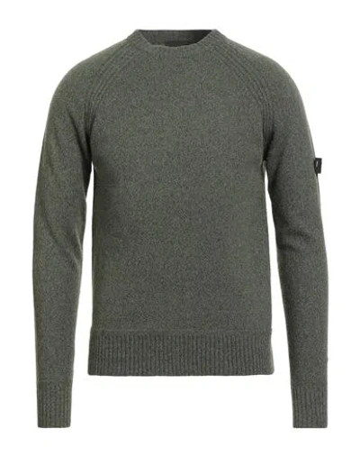 Peuterey Man Sweater Military Green Size 3xl Wool, Polyamide