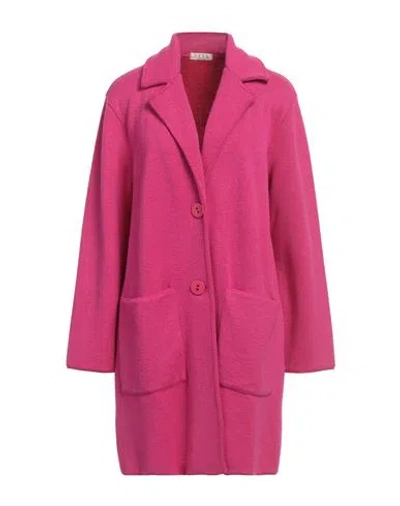 Siyu Woman Cardigan Magenta Size 6 Merino Wool