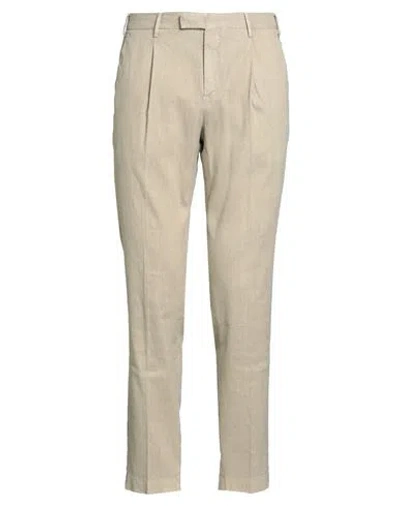 Pt Torino Man Pants Beige Size 36 Linen, Cotton, Elastane