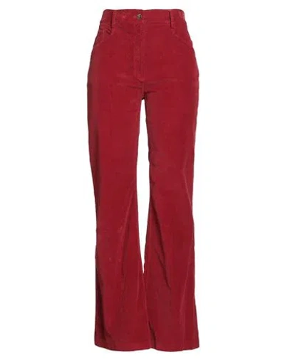 True Royal Woman Pants Red Size 8 Cotton, Lycra, Elastane