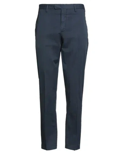 Devore Incipit Man Pants Navy Size 36 Cotton, Elastane