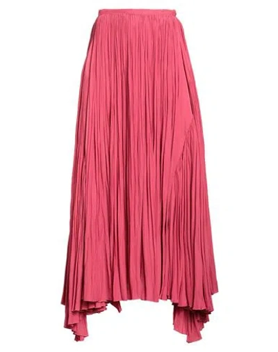 Lanvin Woman Maxi Skirt Fuchsia Size 6 Polyester