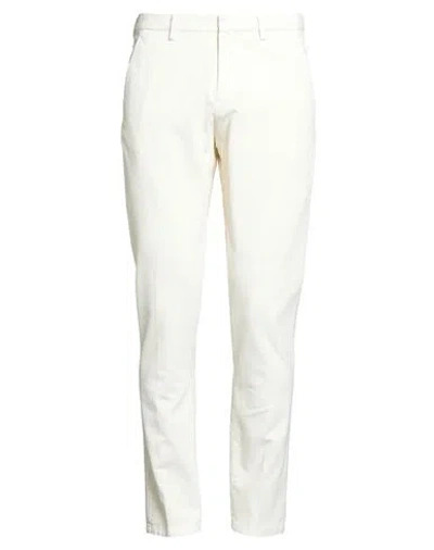 Pt Torino Man Pants Cream Size 33 Cotton, Elastane
