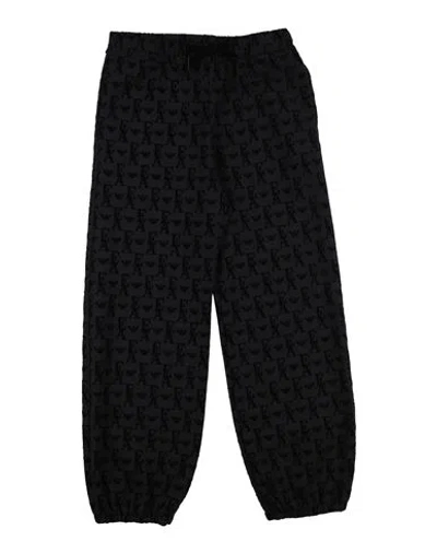 Emporio Armani Toddler Girl Pants Midnight Blue Size 6 Cotton, Polyester, Elastane