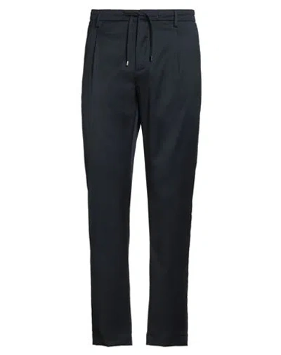 Yan Simmon Man Pants Midnight Blue Size 40 Polyester, Wool, Elastane