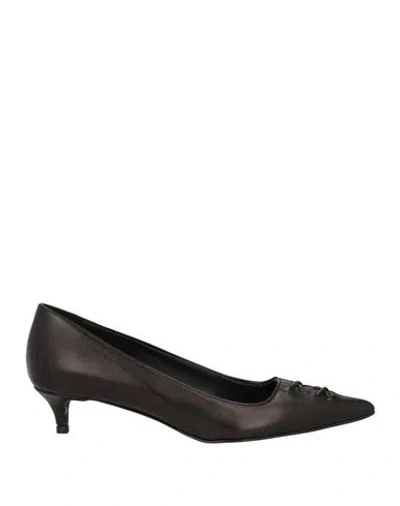 Ovyè Ovyé Woman Pumps Black Size 8 Leather